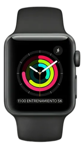 [PR10040APP0002] APPLE WATCH SERIES 3 42MM SPACE GRAY ALUMINIUM CASE SPORT BAND MODELO MTF32LL/A