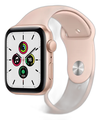 APPLE WATCH SE 44MM GOLD ALUMINIUM PINK SAND SPORT BAND GPS MODELO MYDR2LL/A