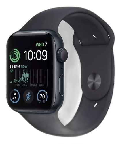 [PR10040APP0041] APPLE WATCH SE (2 GEN) 44MM MIDNIGHT ALUMINIUM CASE SPORT BAND MIDNIGHT S/M MNTF3LL/A