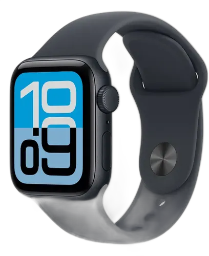 [PR10040APP0089] APPLE WATCH SE 3 (GPS) 40MM MIDNIGHT ALUMINUM CASE WITH MIDNIGHT SPORT BAND - M/L - MIDNIGHT