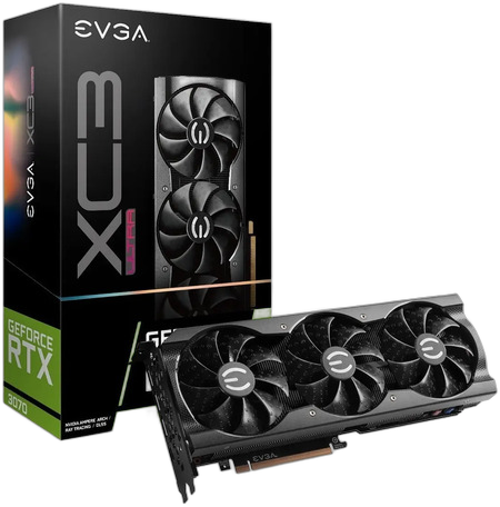 EVGA GEFORCE RTX 3070 XC3 ULTRA GAMING VIDEO CARD
