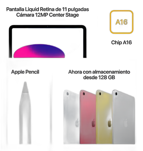 APPLE IPAD 11TH GEN 11" A16 WIFI 256GB YELLOW 2025