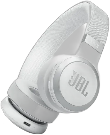[PR40015JBL0082] JBL LIVE 670NC WIRELESS ON-EAR HEADPHONES – WHITE